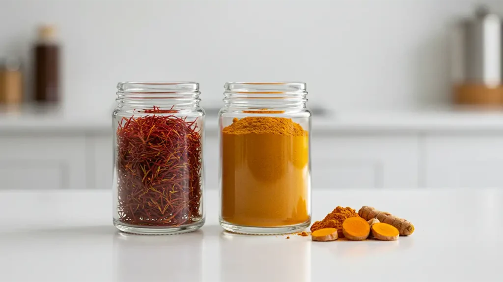 Cúrcuma y Azafrán: ¿Son lo Mismo? Guía Para No Confundirte en la Cocina