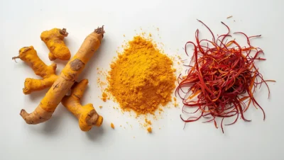 Diferencias entre Cúrcuma y Azafrán