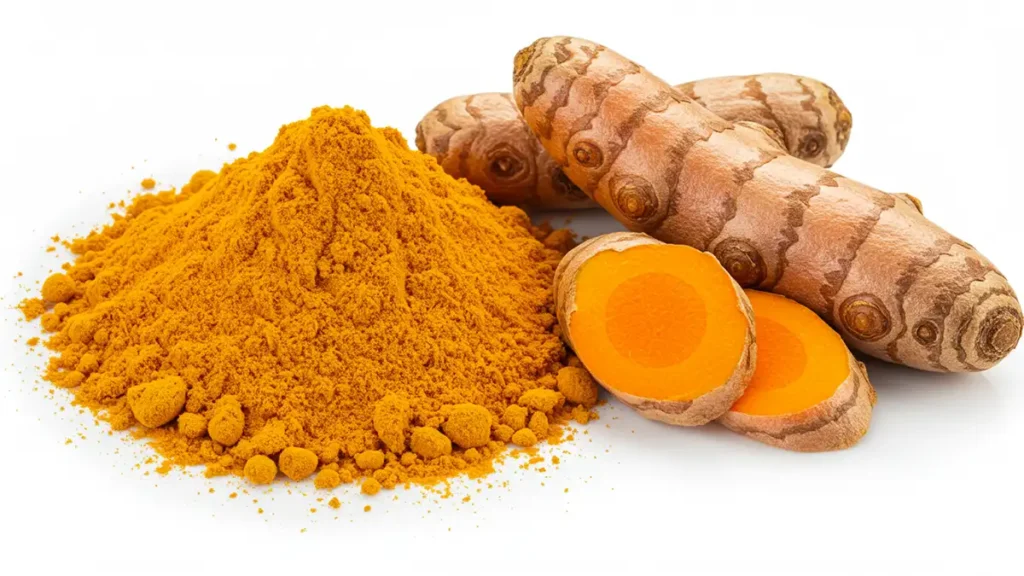 Hierba Turmeric Raíz y Polvo