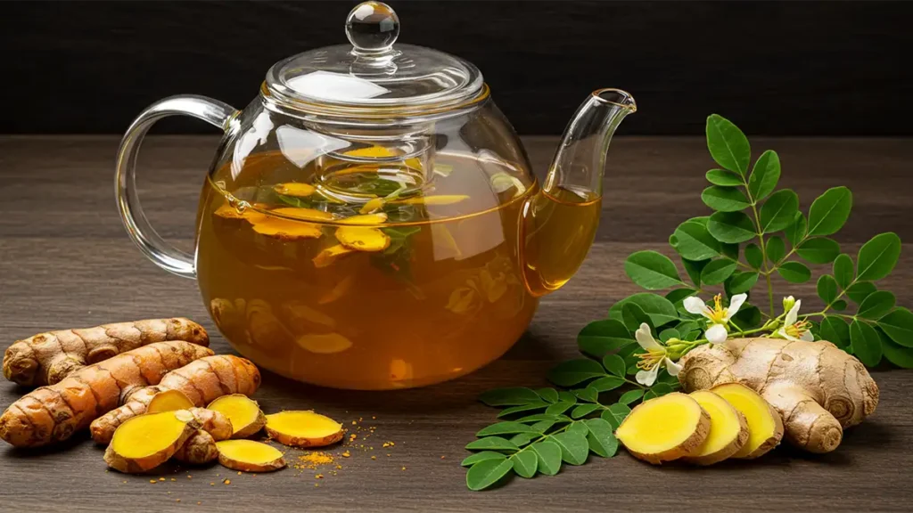 Té de Cúrcuma, Jengibre y Moringa
