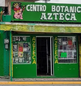Interior de tienda naturista Centró botánico Azteca única sucursal en Reynosa Tamaulipas en Reynosa
