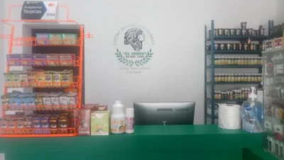 Interior de tienda naturista Centro Botánico Naturista EL INDIO en Ciudad Obregón