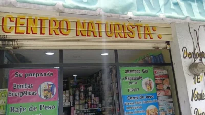 Interior de tienda naturista Centro Naturista en Ciudad de México