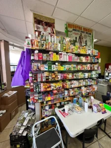 Interior de tienda naturista Centro Naturista el Olivo en Tijuana