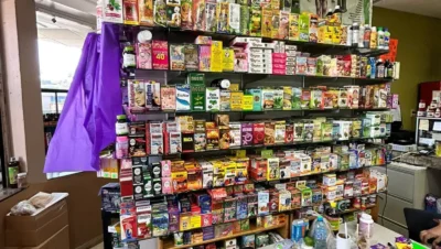 Interior de tienda naturista Centro Naturista el Olivo en Tijuana