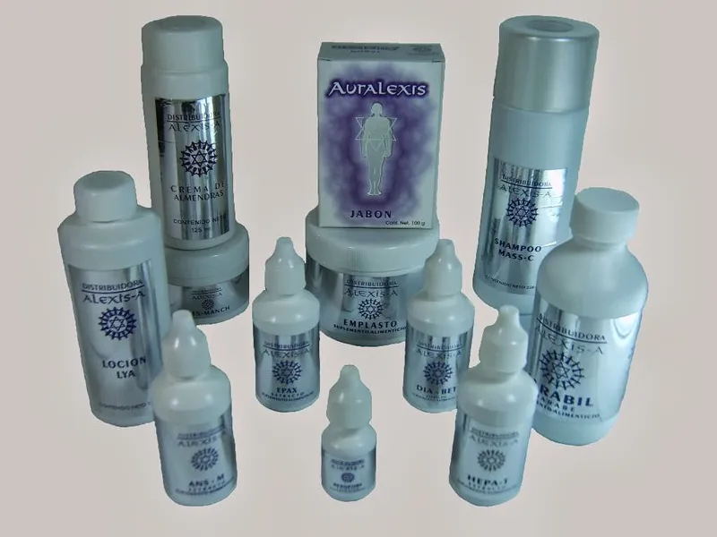 Interior de tienda naturista Distribuidora Alexis-A en Ciudad de México