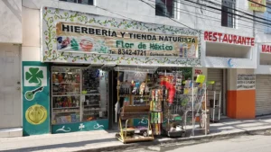 Interior de tienda naturista Hierberia y Tienda Naturista Flor de Lis en Monterrey