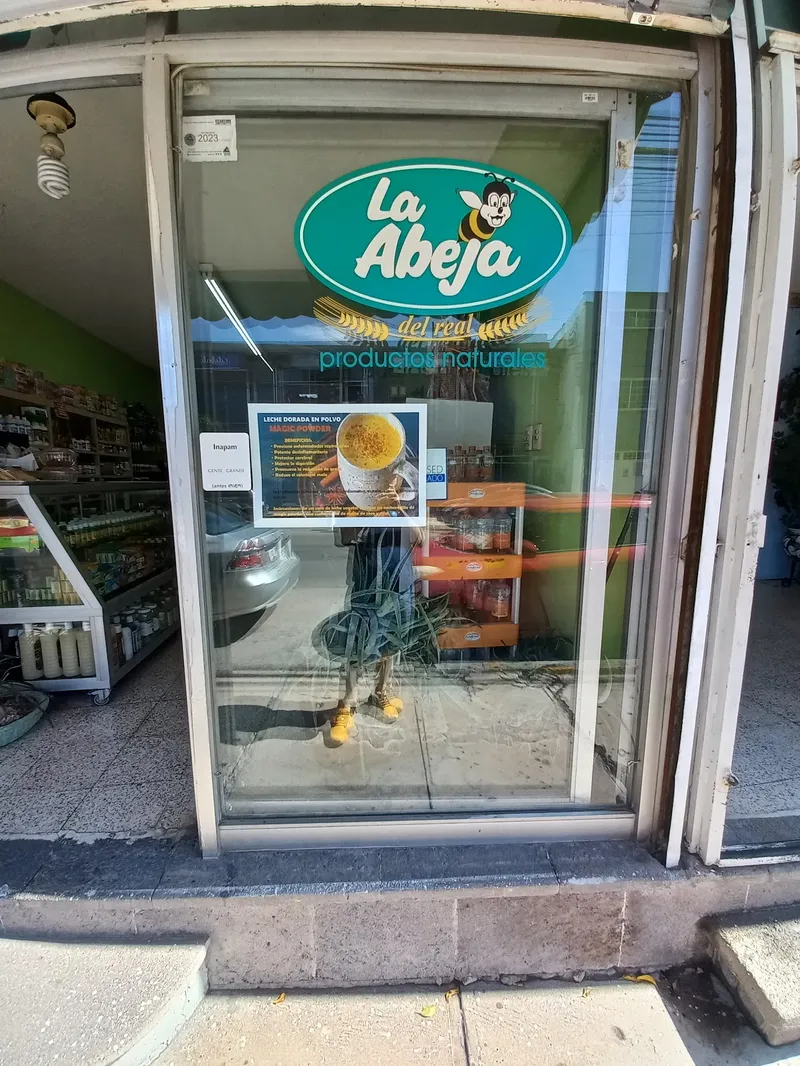 Interior de tienda naturista La Abeja del Real en San Luis Potosí