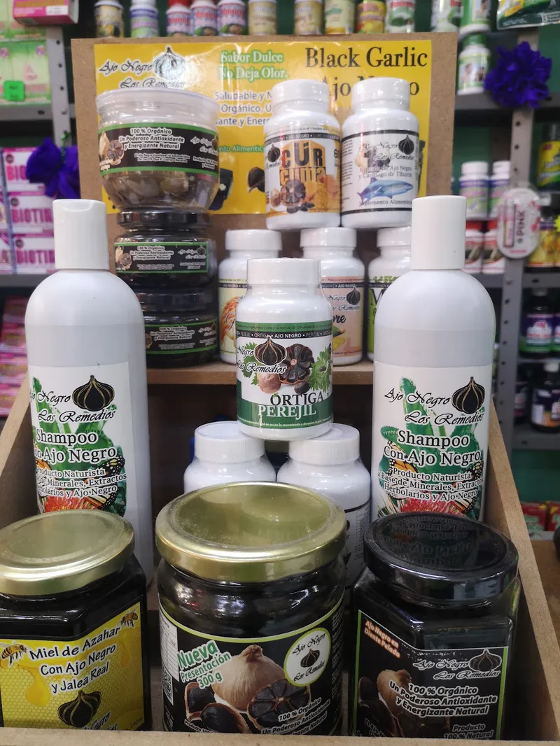 Interior de tienda naturista Mexikonat (Naturista Jardín de la Paz) en Ciudad de México