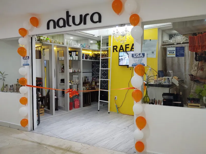 Interior de tienda naturista Natura Lideres Rafaga en Ciudad de México