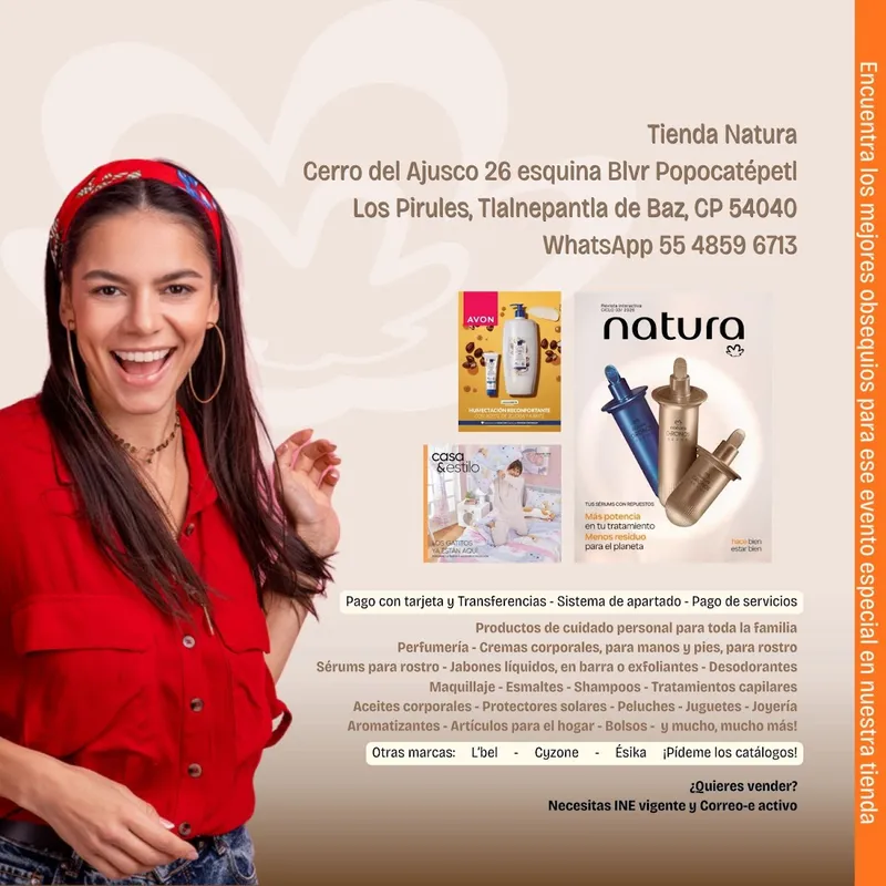 Interior de tienda naturista Natura Tlalnepantla en Tlalnepantla