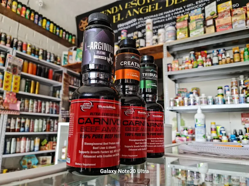 Interior de tienda naturista Naturista y esotericos de la Luz en Santiago de Querétaro