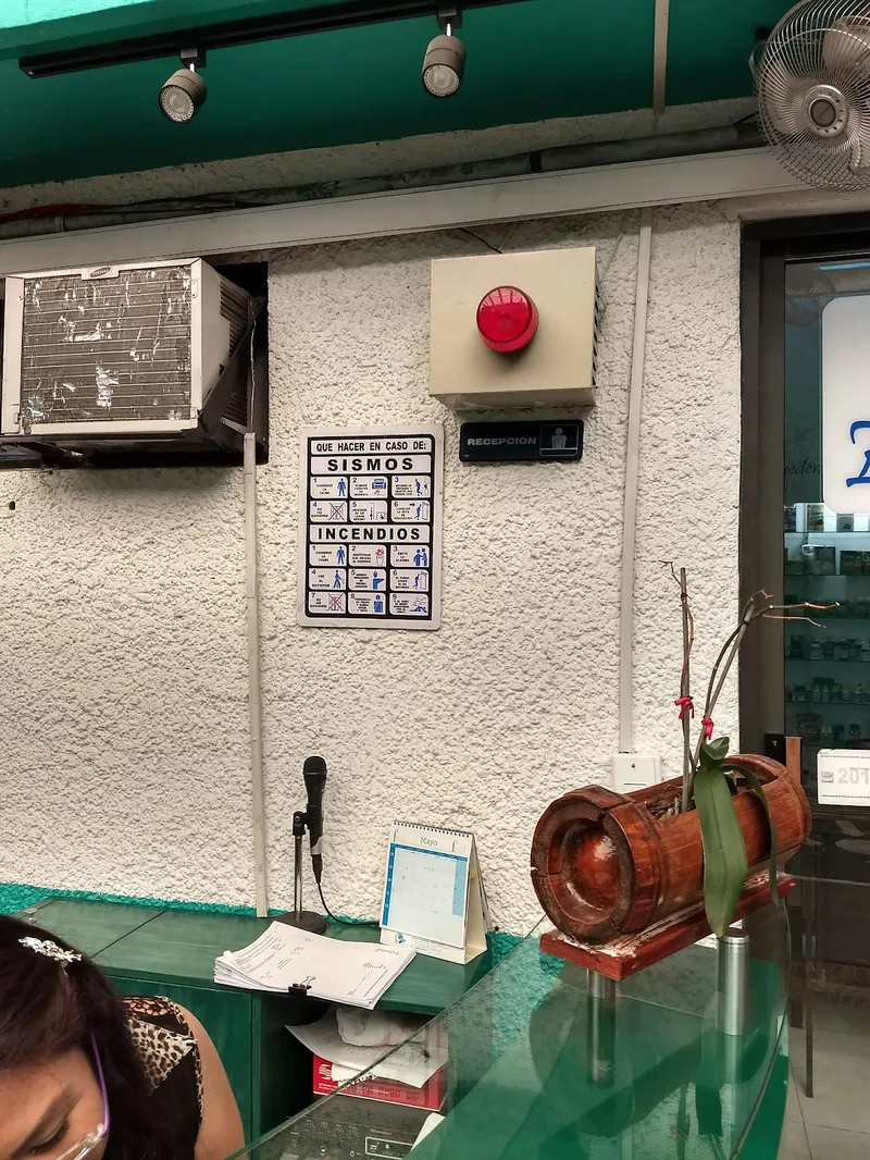 Interior de tienda naturista Pronasoya en Ciudad de México