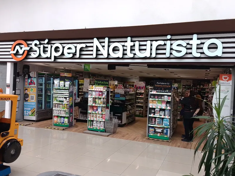 Interior de tienda naturista Súper Naturista en Cuautitlán Izcalli