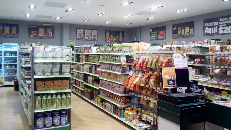 Interior de tienda naturista Súper Naturista en Lerma de Villada