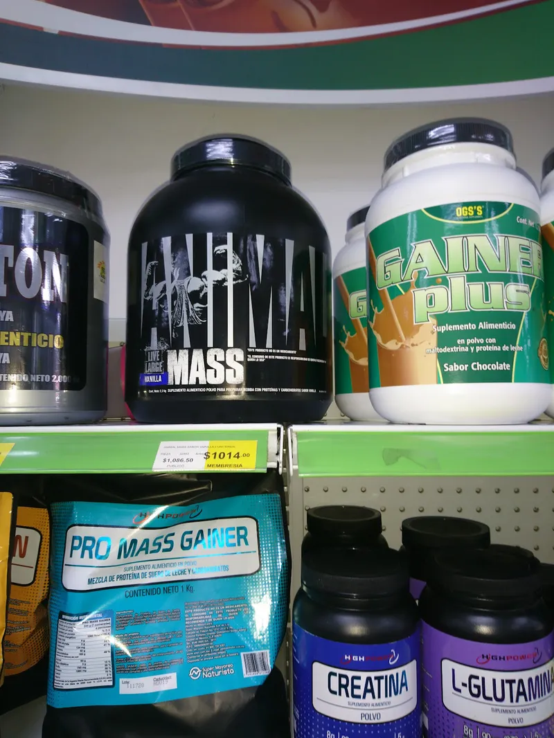 Interior de tienda naturista Súper Naturista en Mérida