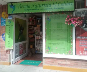 Interior de tienda naturista Tienda Naturista el Colibrí en Bogotá