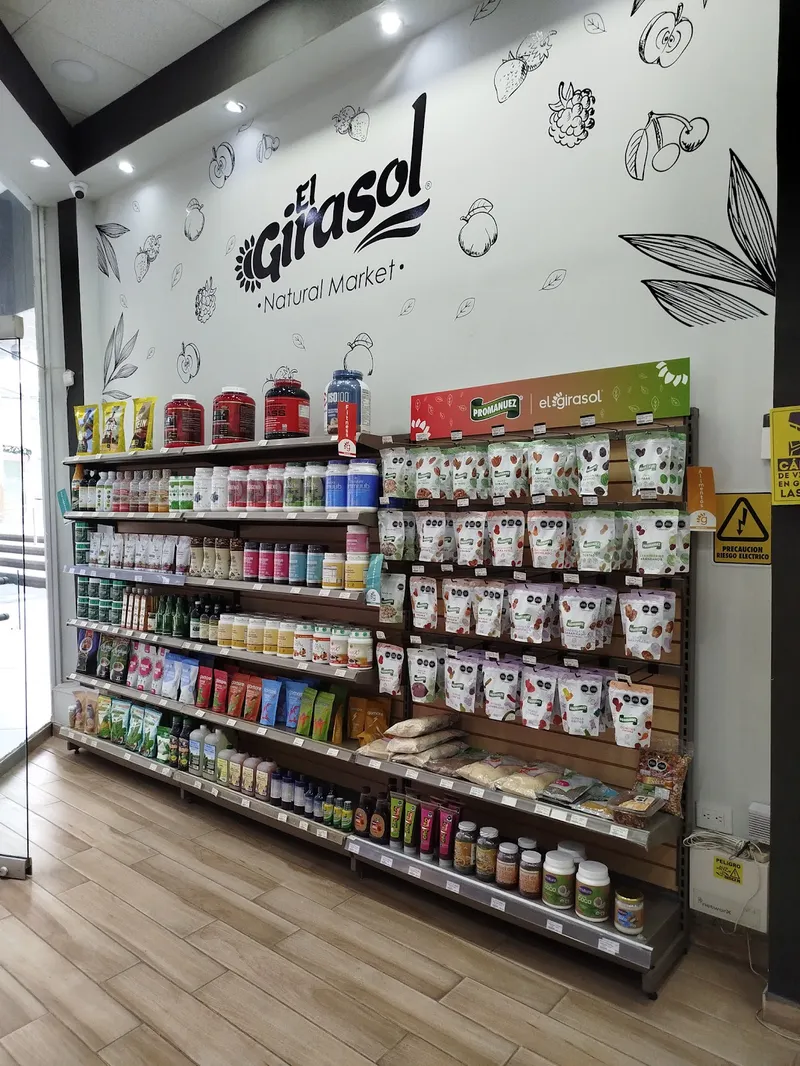 Interior de tienda naturista Tienda Naturista El Girasol Villasunción en Aguascalientes