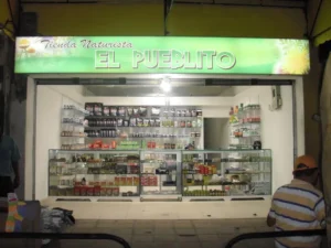 Interior de tienda naturista Tienda Naturista El Pueblito en Barranquilla