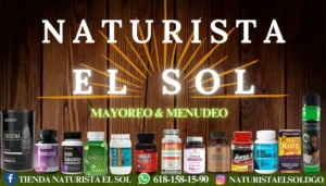 Interior de tienda naturista Tienda Naturista El Sol en Durango