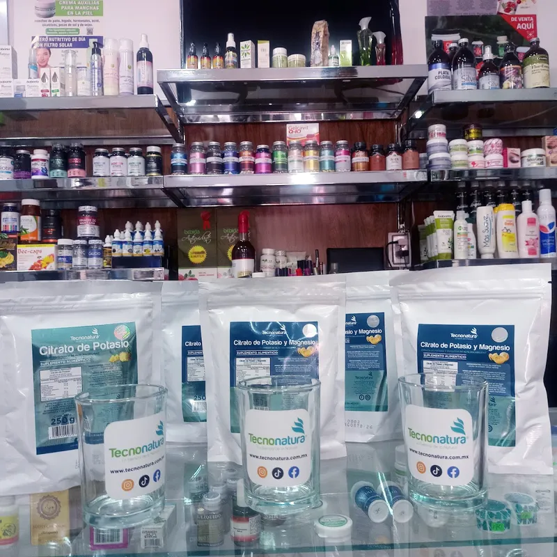 Interior de tienda naturista Tienda Naturista El Sol en Durango