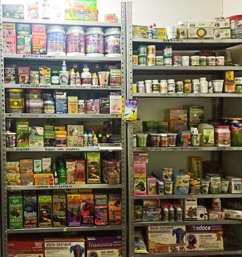 Interior de tienda naturista Tienda Naturista 