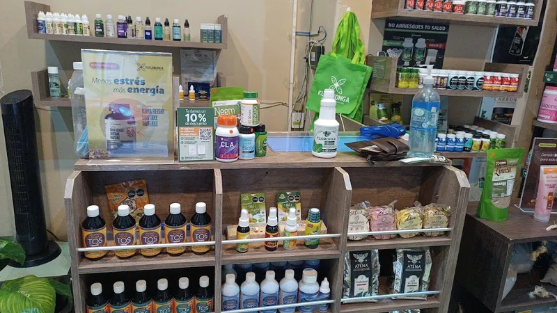 Interior de tienda naturista Tienda Naturista Kukamonga Gonzalez Ortega en Guadalajara