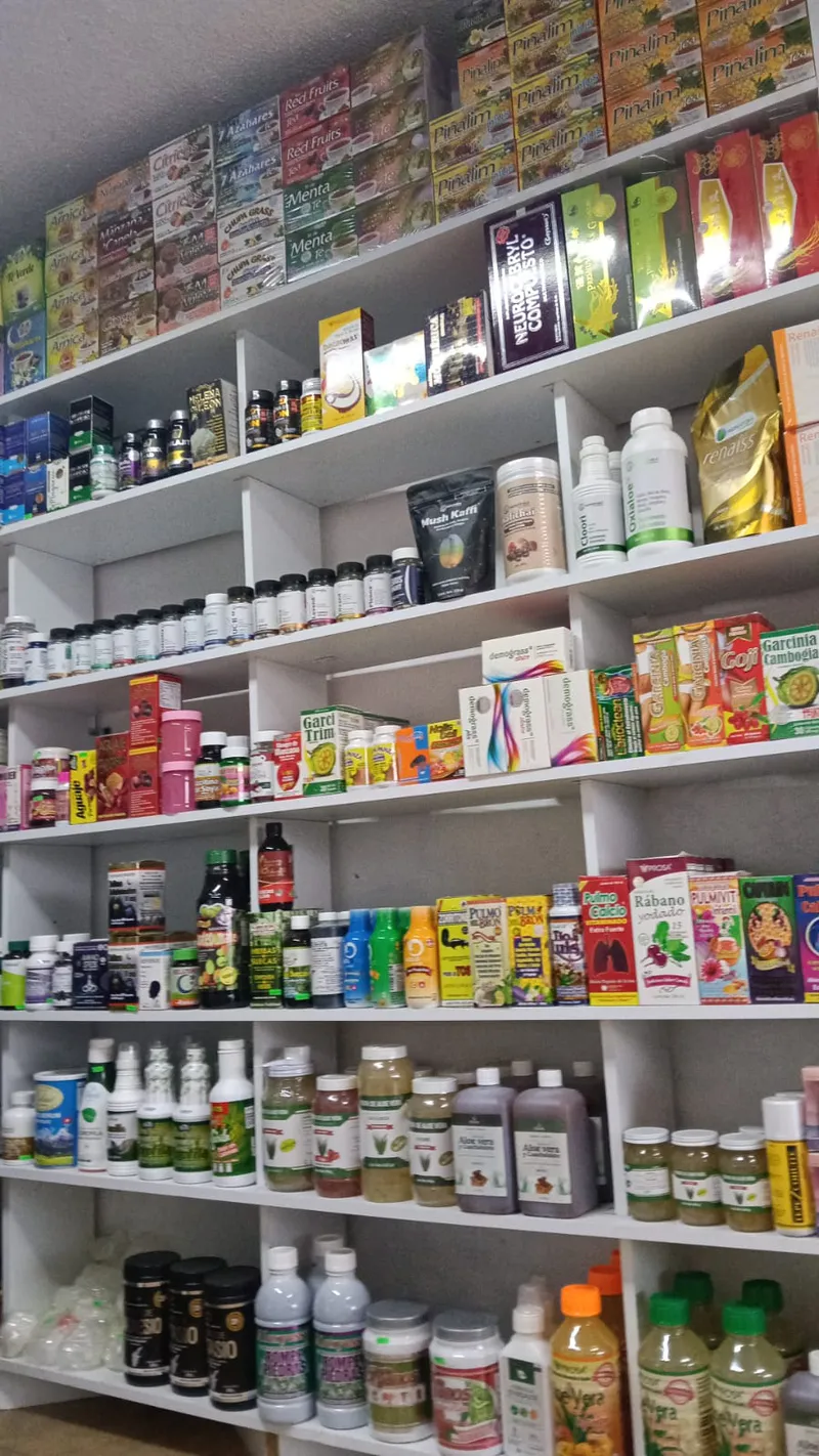 Interior de tienda naturista Tienda Naturista 