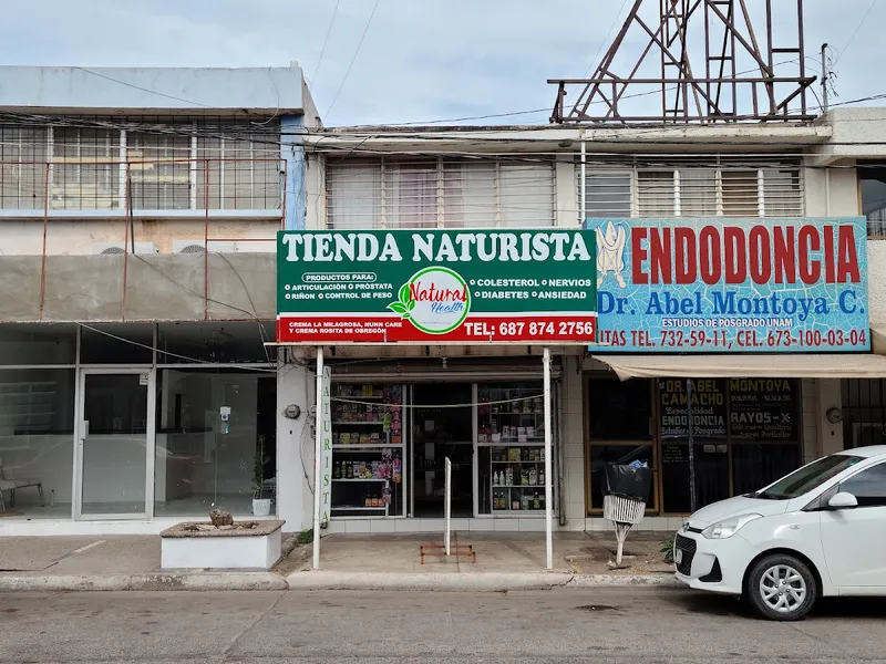 Interior de tienda naturista Tienda Naturista Natural Health Guamuchil en Guamúchil
