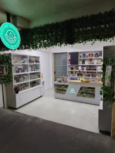 Interior de tienda naturista Tienda Naturista Oasis Verde en Ciudad de México