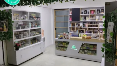 Interior de tienda naturista Tienda Naturista Oasis Verde en Ciudad de México