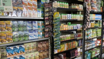 Interior de tienda naturista Tienda Naturista Sandy en Guadalajara