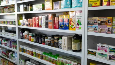 Interior de tienda naturista Tienda Naturista Show de la Salud en La Paz