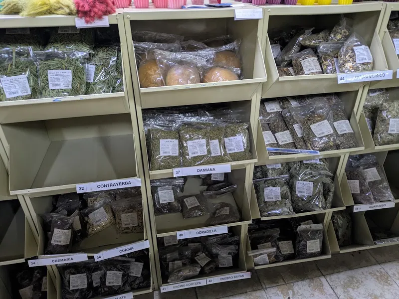 Interior de tienda naturista Tonantzin Todo Natural Matriz Bravo en La Paz