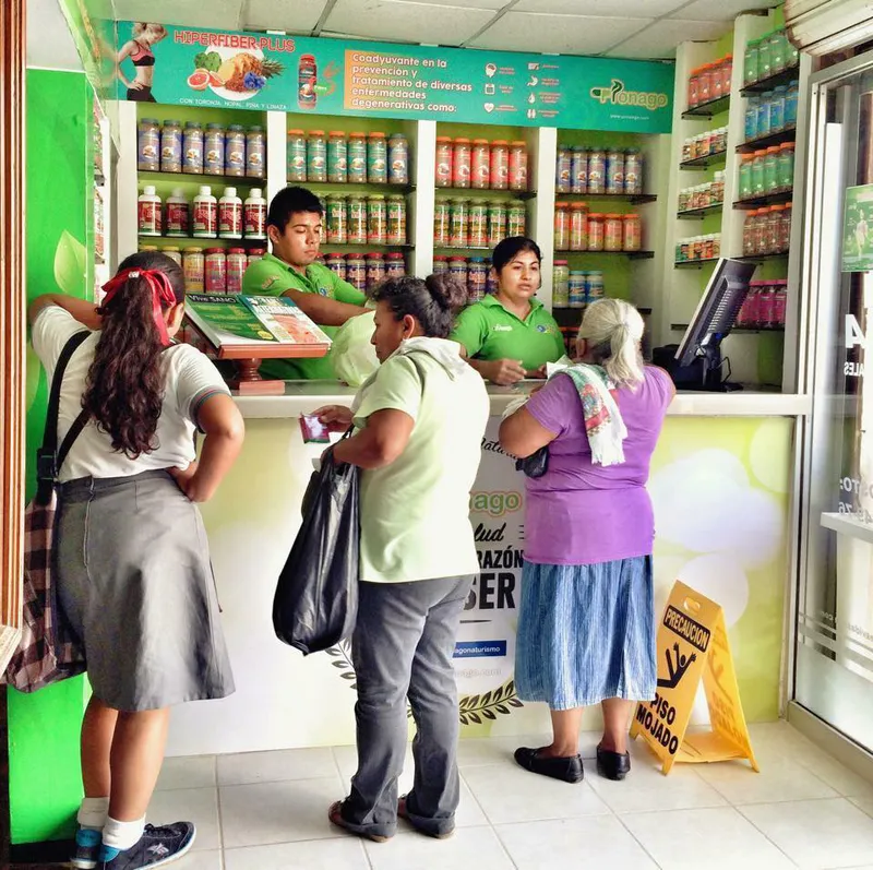 Interior de tienda naturista VIDA SANA &PRONAGO NATURISMO en Altamira