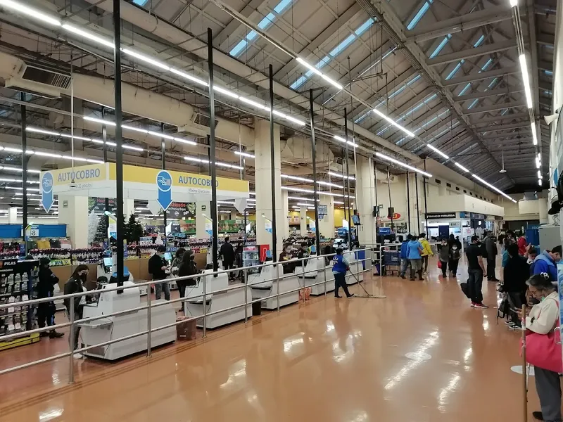 Interior de tienda naturista Walmart Buenavista en Ciudad de México