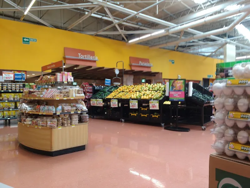 Interior de tienda naturista Walmart Revolución en Guadalajara